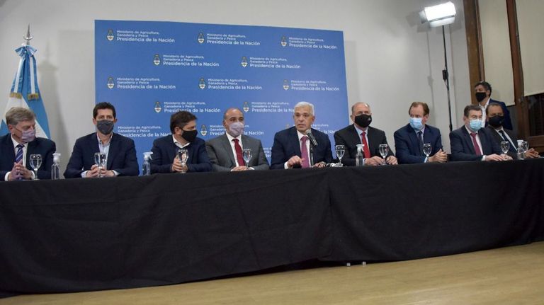Reunión Gobierno y Mesa de Enlace