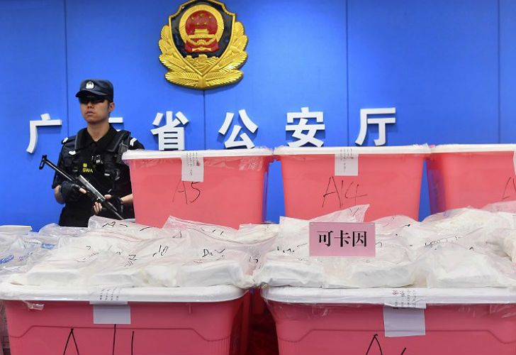 Cocaína en China.