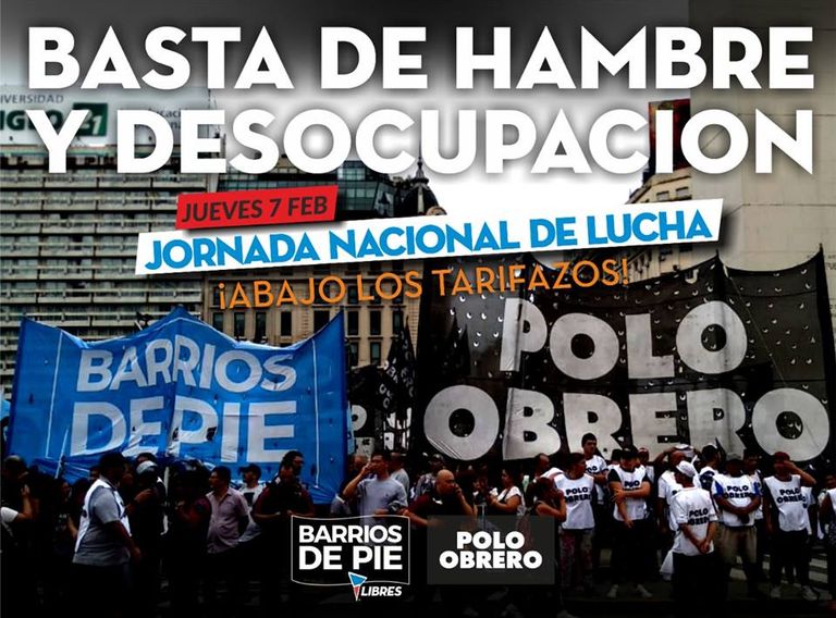 Jornada nacional de protestas.
