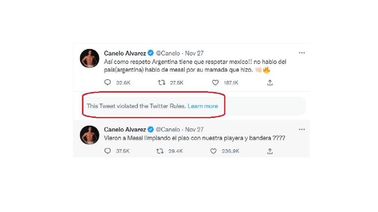 Twitter de Canelo 20221129