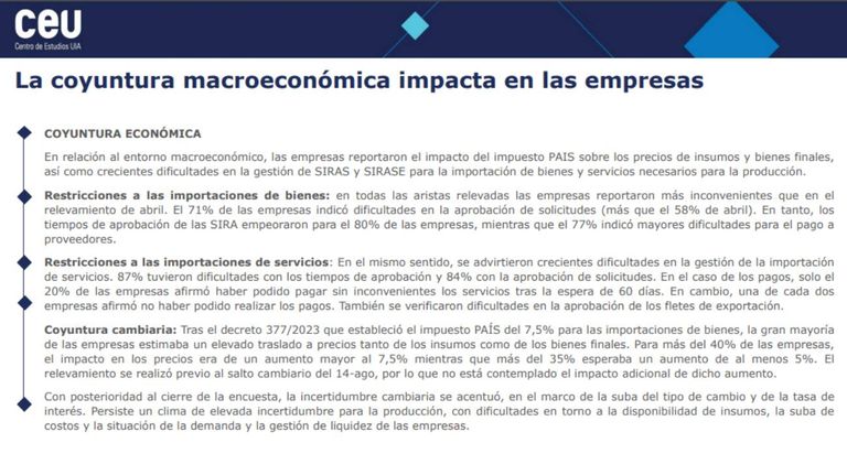 Encuesta Centro de Estudios UIA 20230914