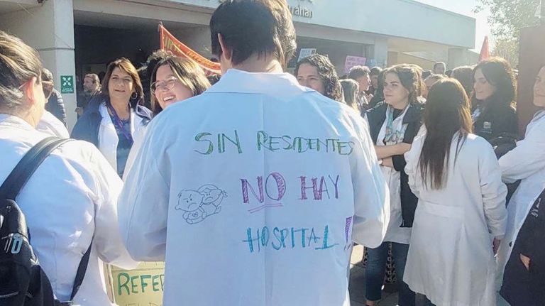 Protesta en el Hospital Garrahan20250605