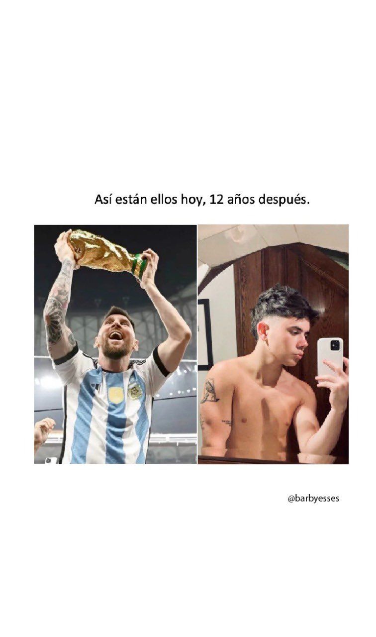 Messi y Tomás 20221226