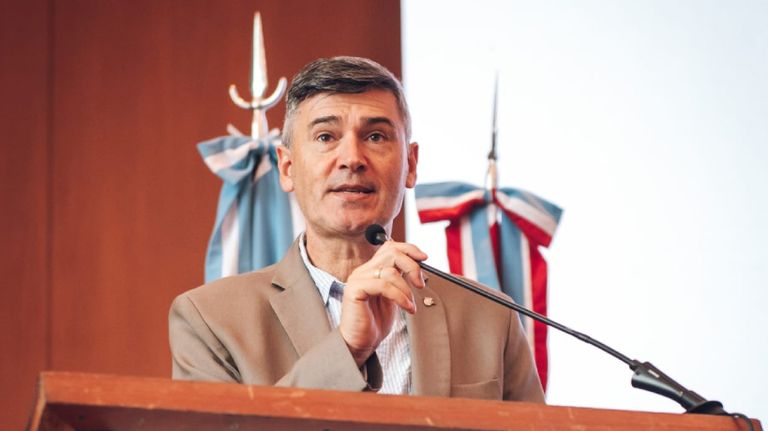 Daniel Passerini en discurso