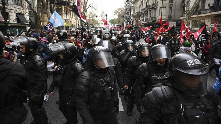 Marcha de jubilados Represión 20250723
