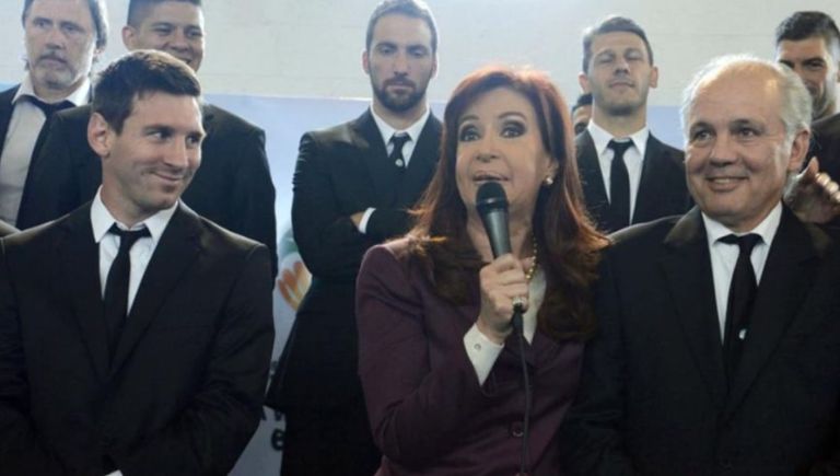 Lionel Messi, Cristina Kirchner y Alejandro Sabella 20231122