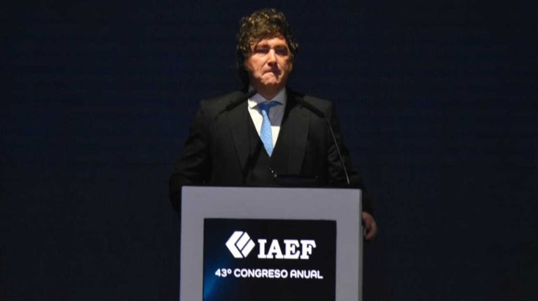 Javier Milei en IAEF 02062026