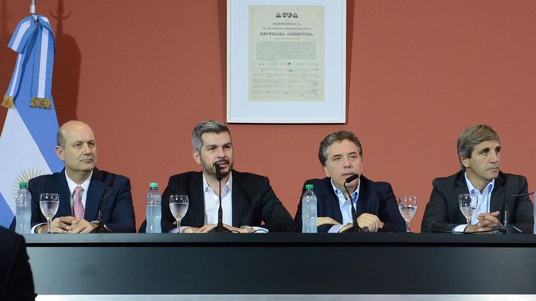 Federico Sturzenegger y Luis Caputo