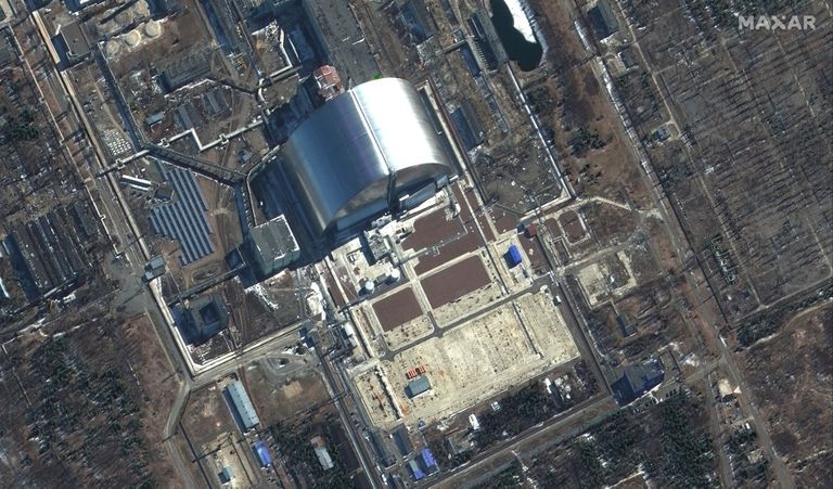 La central nuclear de Chernobyl (Ucrania)
