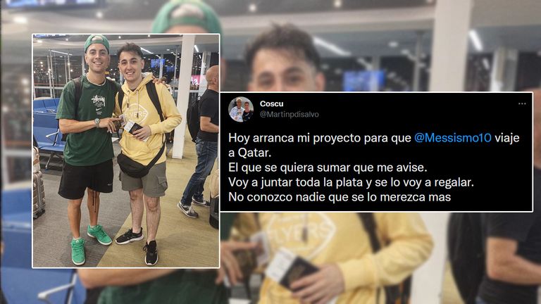 Messismo: la cuenta de Twitter que sacó pasaje a Qatar