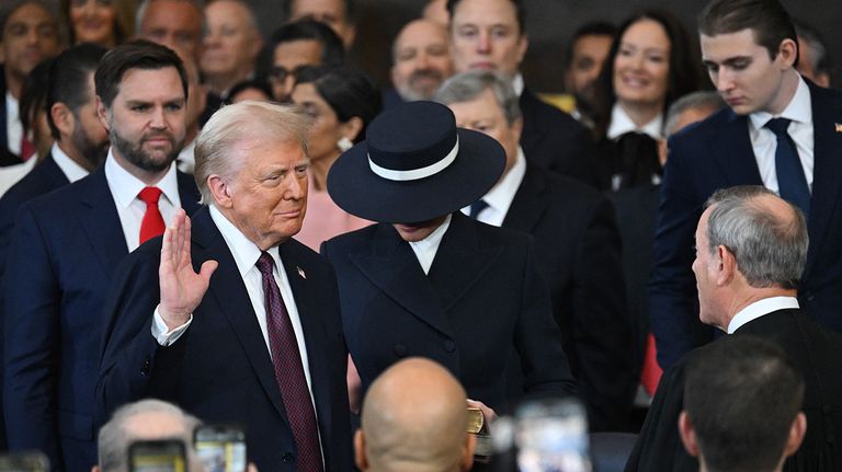 Donald Trump asume como el 47 presidente de los Estados Unidos.