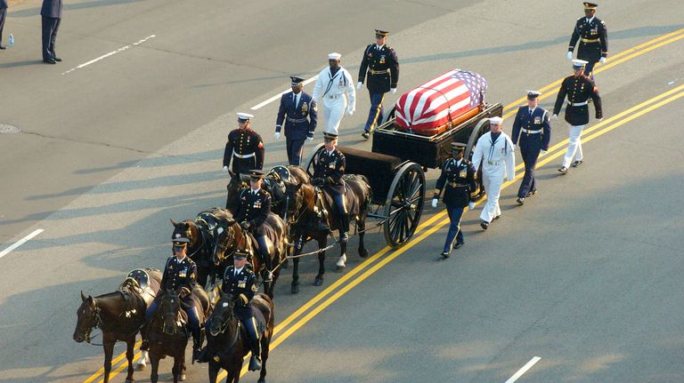 preparativos funeral george bush
