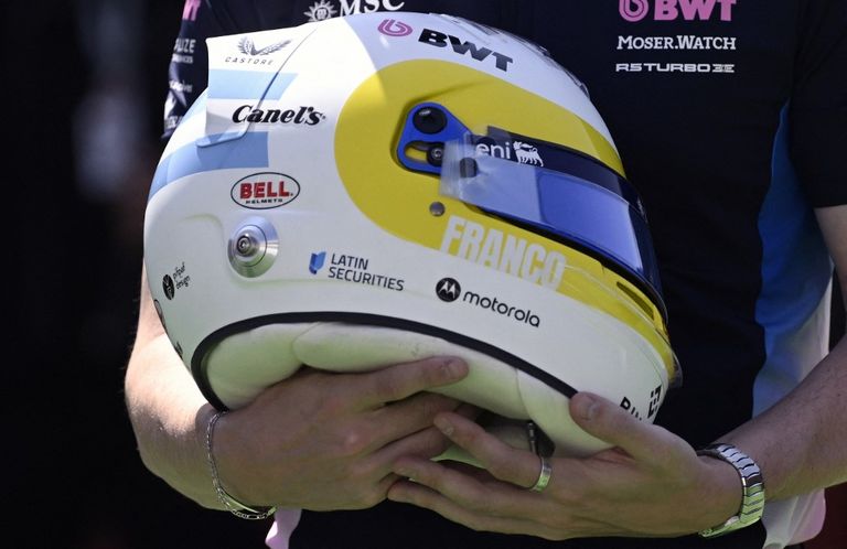 Franco Colapinto en el Gran Premio de México