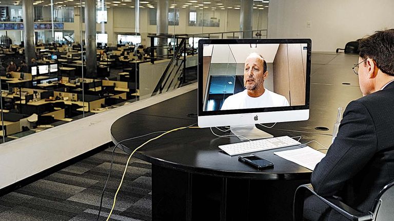 Martín Insaurralde, protagonista de Periodismo Puro, el programa de Jorge Fontevecchia en Net TV.