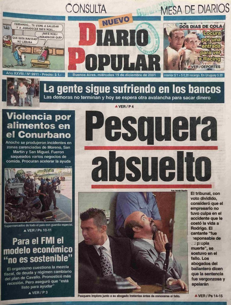 diarios 19 diciembre 2001