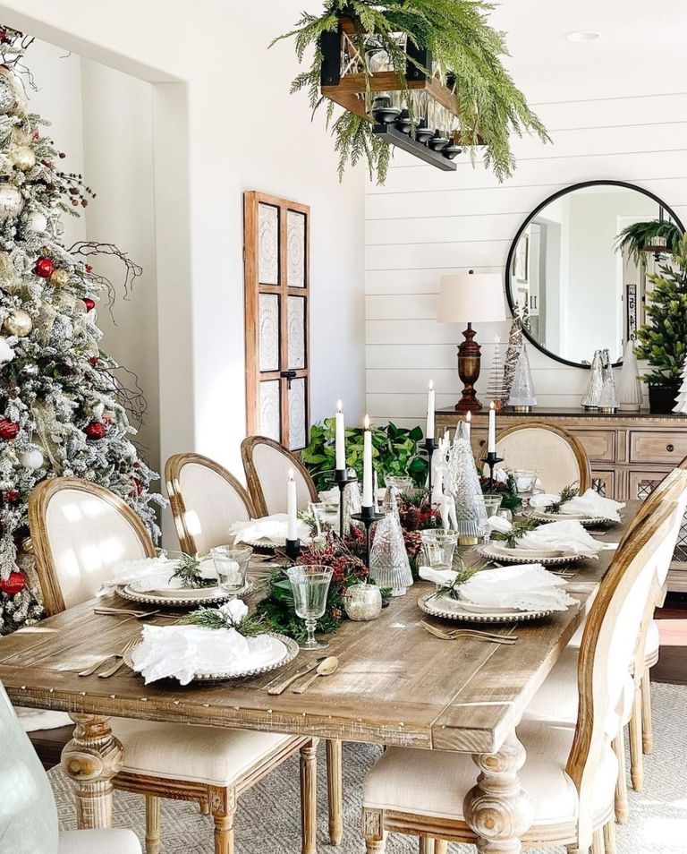 Ideas para decorar la mesa en Navidad