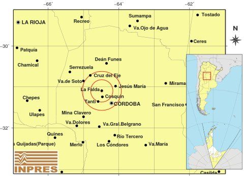 Sismo en Córdoba 20240425