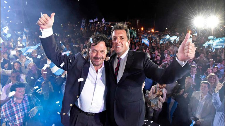 Sergio Massa y Gustavo Sáenz 20230313