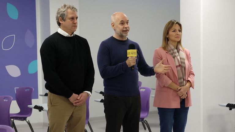 Conferencia de Horacio Rodríguez Larreta y Soledad Acuña 20220610