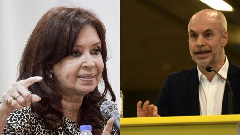 Cristina Fernández y Horacio Rodríguez Larreta