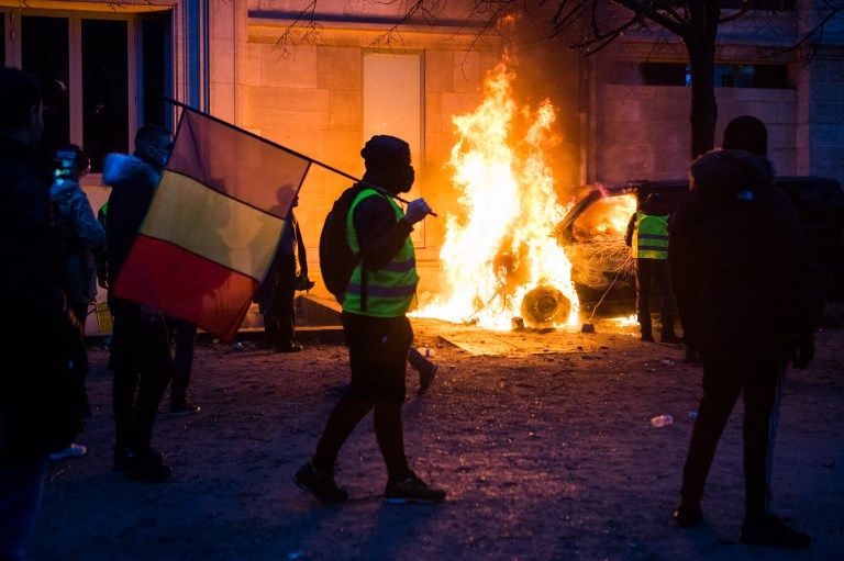 Violentas protestas en París el 1 de diciembre