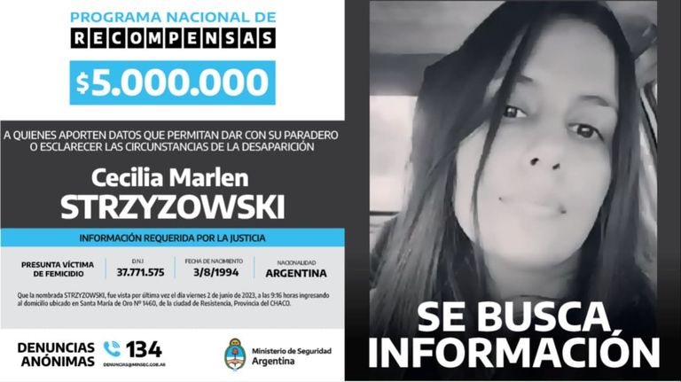 recompensa Cecilia Strzyzowski g_20230620