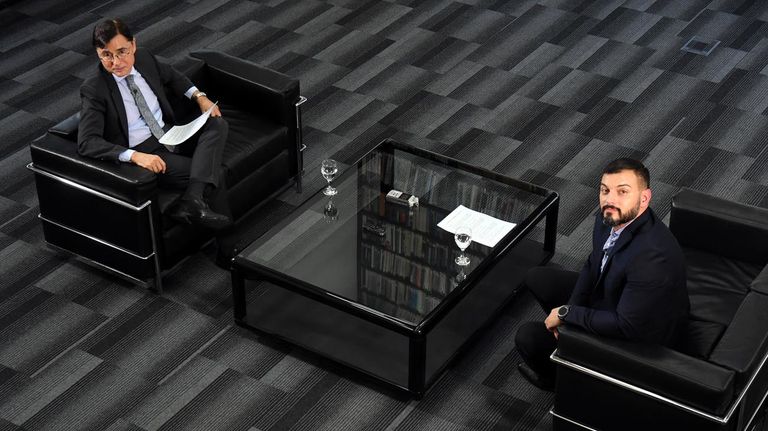 Emmanuel Alvarez Agis, en la entrevista en Diario PERFIL.