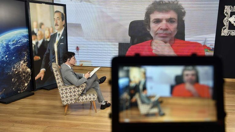 Mariano Sigman, en la entrevista con Jorge Fontevecchia.