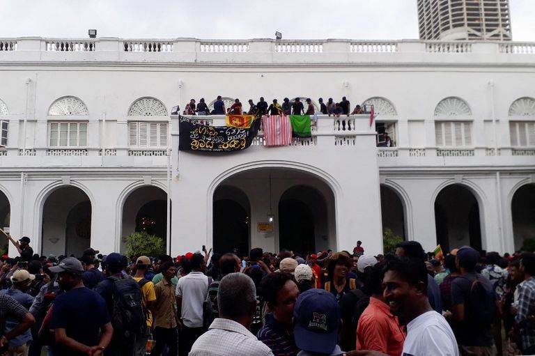 Crisis en Sri Lanka.