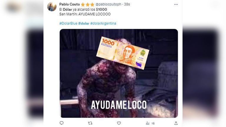 Memes dólar mil pesos