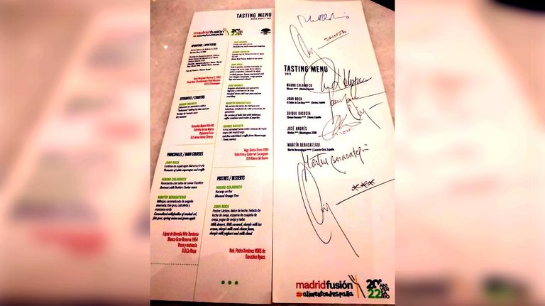 Robert De Niro probó el plato del chef argentino Mauro Colagreco 20220304