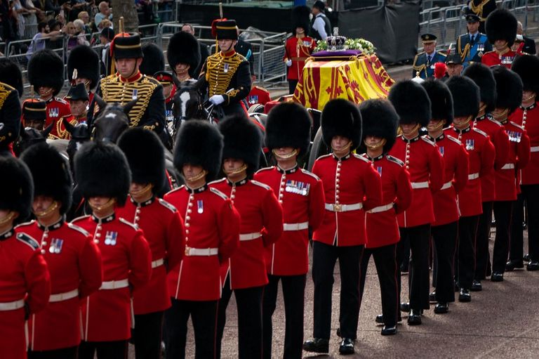 Procesión fúnebre de la reina Isabel II en Londres