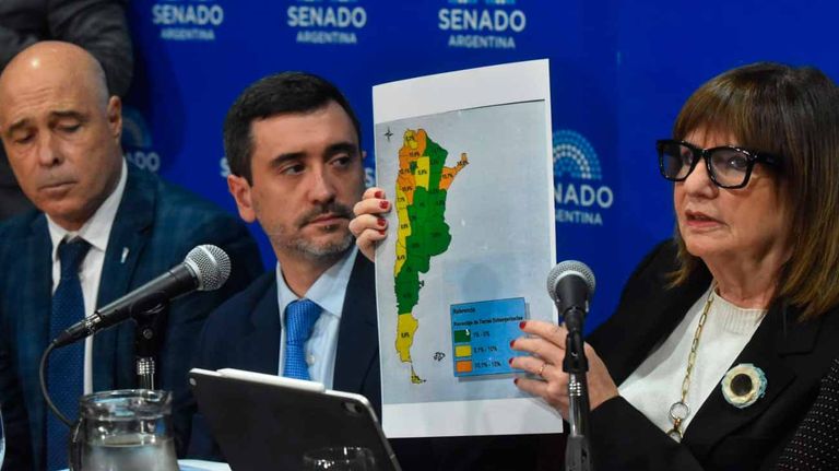 Senado Ley de tierras