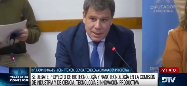 Facundo Manes en la Comisión de Ciencia, Tecnología e Innovación Productiva 20220603