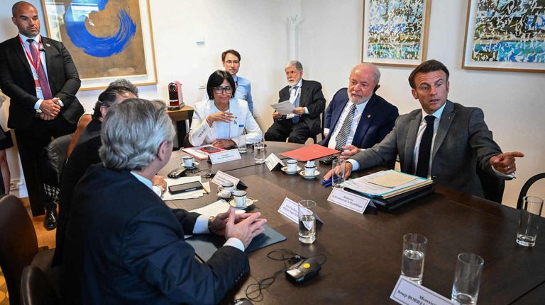 Alberto Fernández Belgica, UE CELAC 20230717