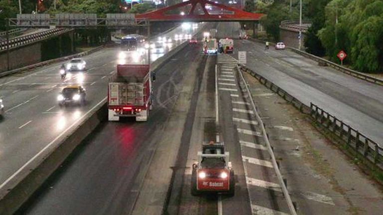 obras de repavimentación de la Gral Paz y del Acceso Norte 20220127