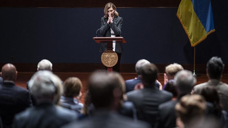 Olena Zelenska, en su discurso ante el congreso de Estados Unidos 20220720