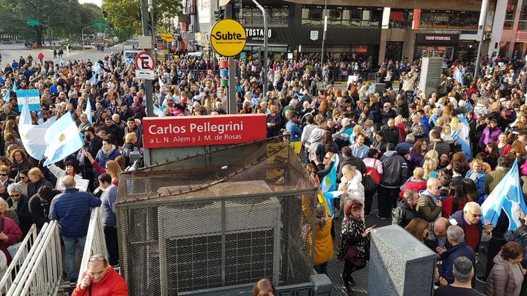 Marcha apoyo Mauricio Macri g1 24082019