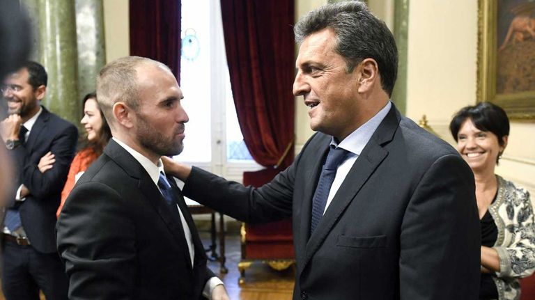 Martín Guzmán y Sergio Massa.