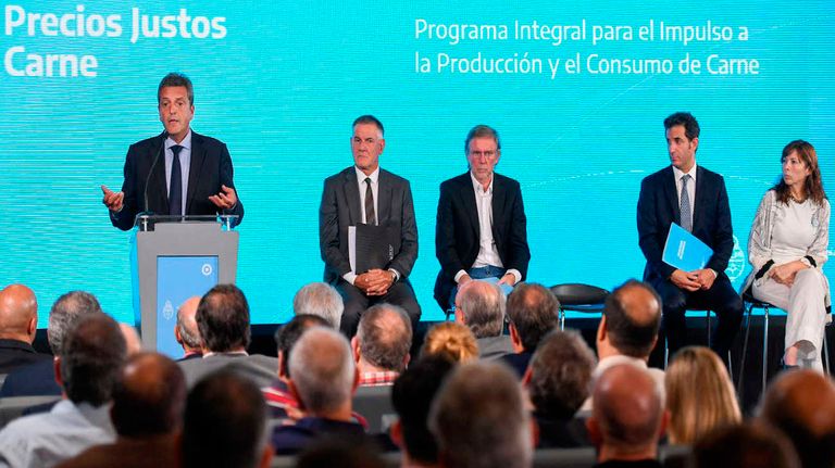 Sergio Massa precios de la carne 20230213