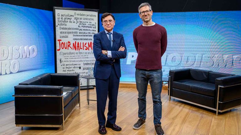 Luis Ignacio García en Periodismo Puro, con Jorge Fontevecchia.
