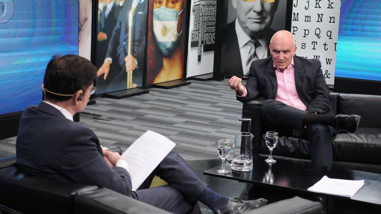 José Luis Espert, en la entrevista con Jorge Fontevecchia.