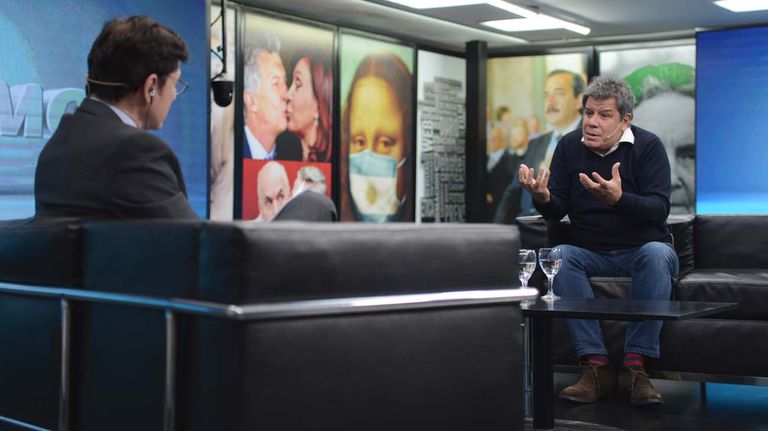 El doctor Facundo Manes, en la entrevista con Jorge Fontevecchia.