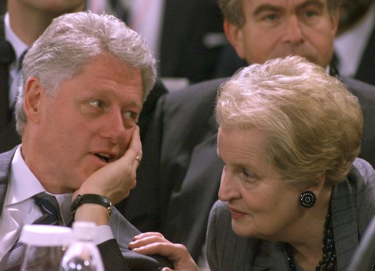 Madeleine Albright.