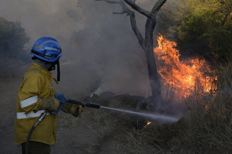 Incendios en Corrientes afp