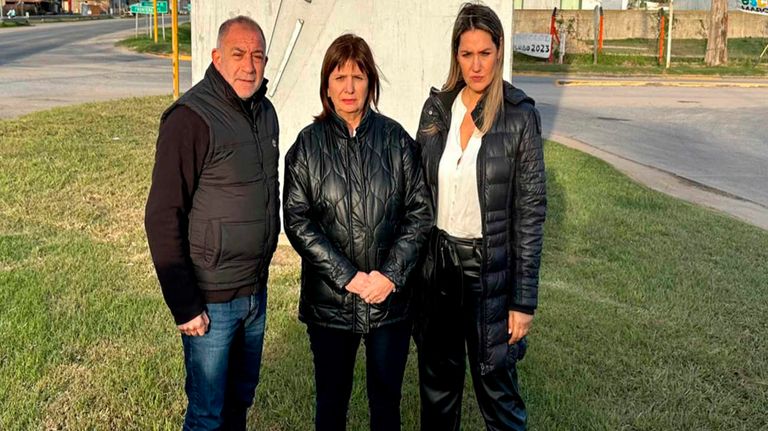 Patricia Bullrich, junto a Carolina Losada y Luis Juez 20230612