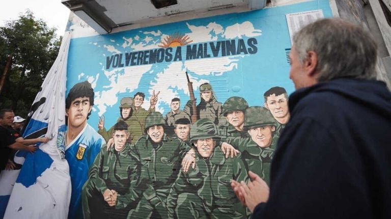 Máximo Kirchner con ex combatientes de Malvinas 20260402