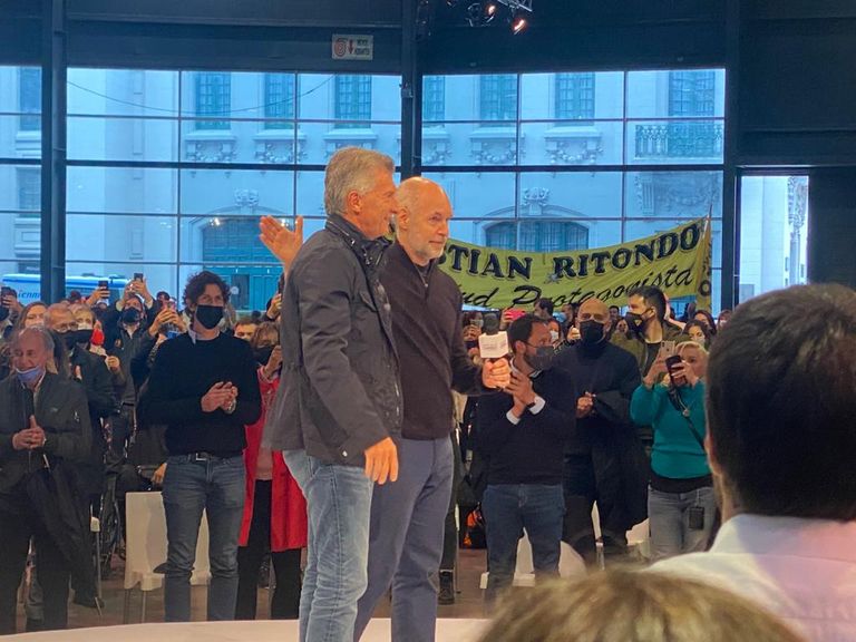 Macri en el cierre de campaña