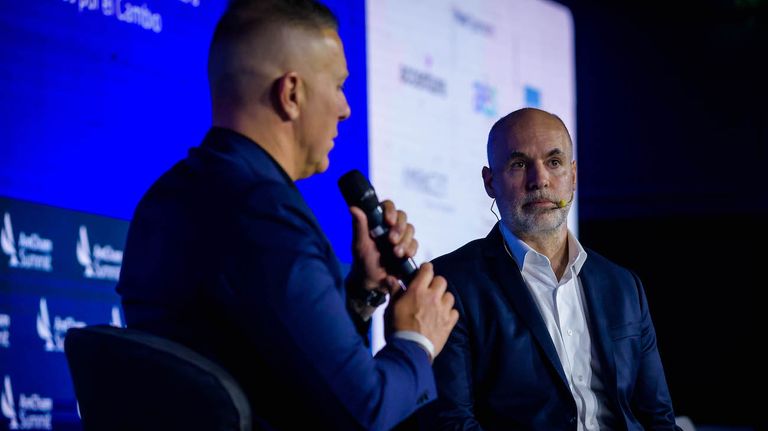 Horacio Rodríguez Larreta en AmCham Summit 2023