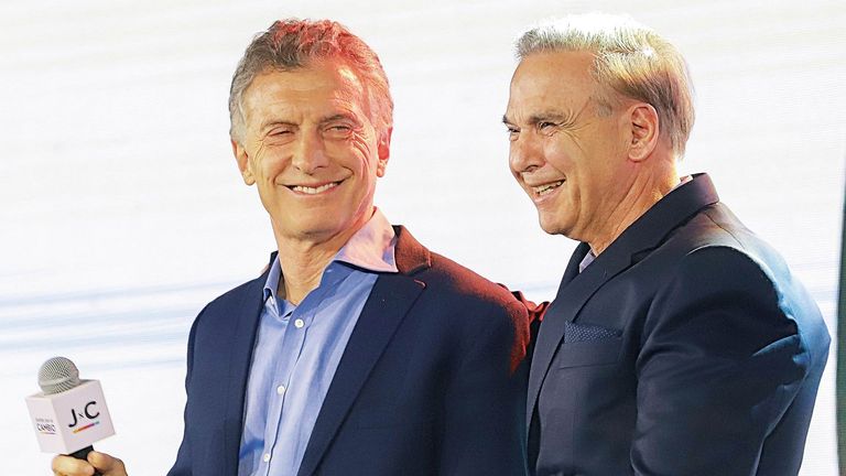 Mauricio Macri y Miguel Ángel Pichetto